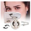 Kit De Pestañas Magnéticas Reutilizables Con Clip 1 Pare