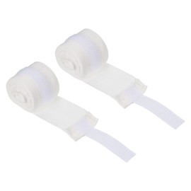 PATIKIL Boxing Hand Wraps, 2 Pack 98 Inch Length Elastic Martial Arts Fist Bandages for Muay Thai Kickboxing, White
