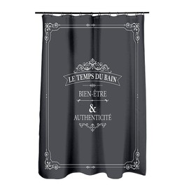 Douceur d'Intérieur Shower Curtain 180 x 200 cm Polyester Vintage Print