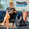 BlueSkye Adjustable Travel Foot Rest & Hanging Foot Hammock -