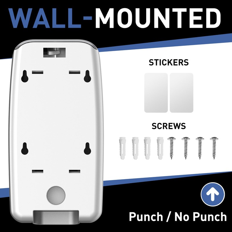 Bertreno Commercial Soap Dispenser Wall Mount Manual Pump Hand Soap