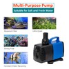 Aqua Dream 1455 GPH Submersible Water Pump Hydroponic Pump for