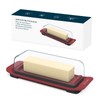 KITCHENDAO Airtight Butter Dish with Lid for Countertop and Refrigerator