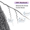 Goddess Box Braids Crochet Hair With Curly Ends 24 Inch