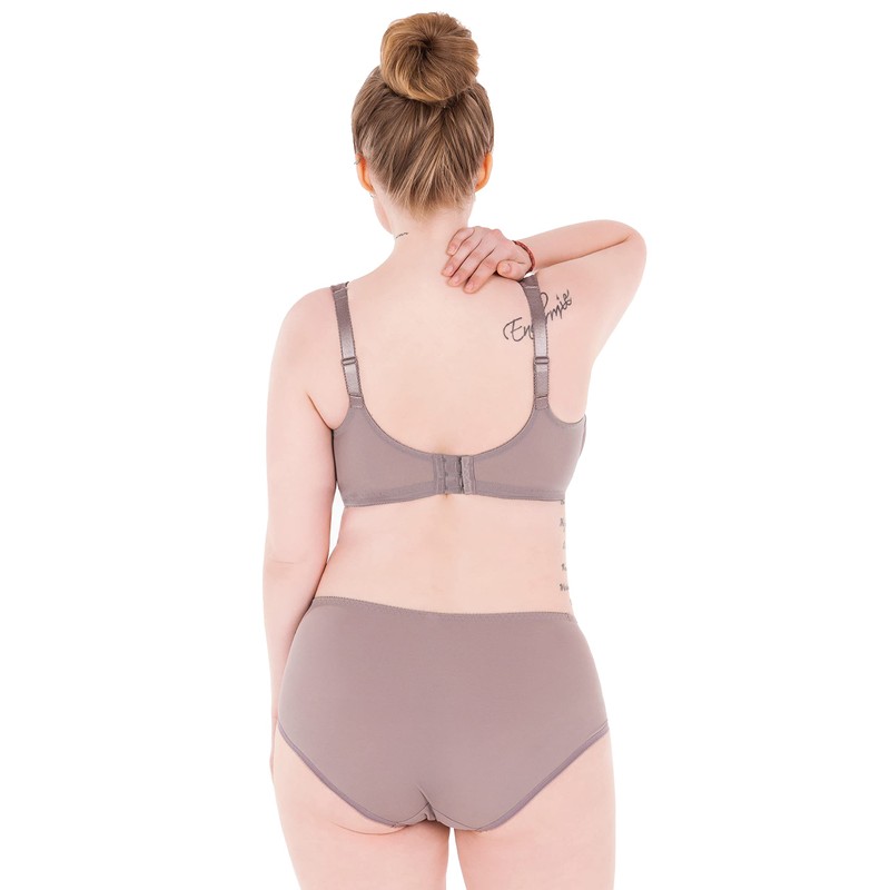 Sermija Comfortable Women's Bra with Underwire, Soft Moisture-Regulating Women's Bra,