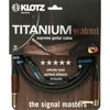 KLOTZ Titanium Walnut Supreme Guitar Cable with Walnut Tips (3