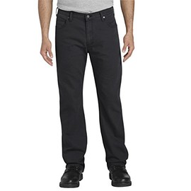 Dickies Mens Tough Max Duck 5-Pocket Pants, Stonewashed Black, 32W x 34L US