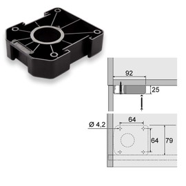 SO-TECH® Base Feet, 200 mm, Adjustable