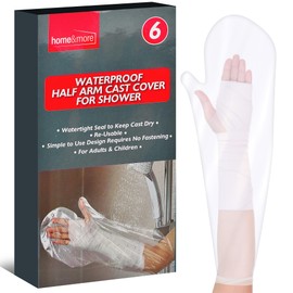 6pk Waterproof Arm Cover for Shower, Waterproof Cast Cover Arm, Plaster Cast Waterproof Cover Arm, Waterproof, Waterproof Sleeve for Broken Arm, Cast Protector Arm Waterproof, Cast Protectors
