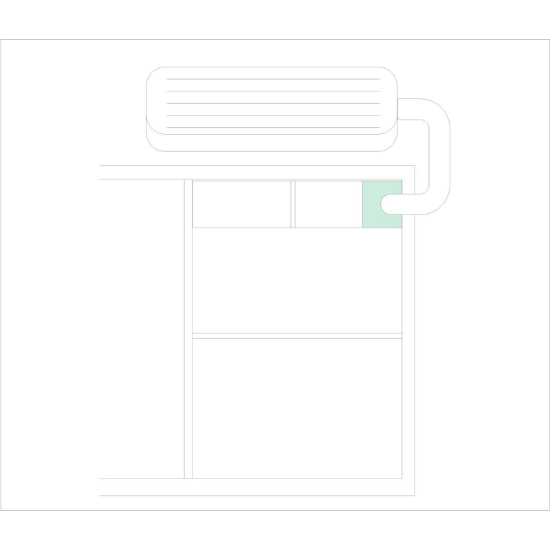 Hiharu Metal C-VP Cooler Catcher, Free Panel for Plumbing, Light