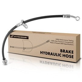 A-Premium Rear Driver Brake Hydraulic Hose Compatible with Select Honda Models - CR-Z 2011 2012 2013 2014 2015 1.5L - Replace# 01468TM8G00