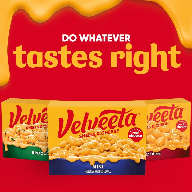 Velveeta Shells & Cheese Mini Shell Pasta & Cheese Sauce,