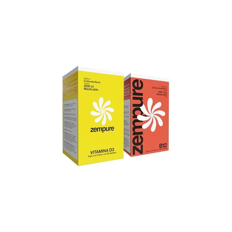 Vitamina D3 + Vitamina B12 Energía y Bienestar Diario