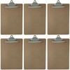 Letter Size Clipboard Standard Clip 9'' x 12.5'' Hardboard (Pack