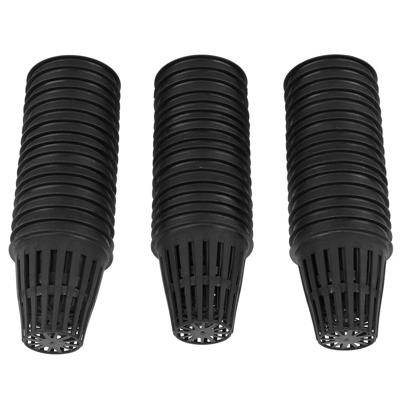 50Pcs Hydroponics Cups Lightweight Economy Net Pots 2 Inch Plastic