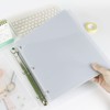 Koqye Binder Dividers with Pockets - 8 Plastic Dividers for