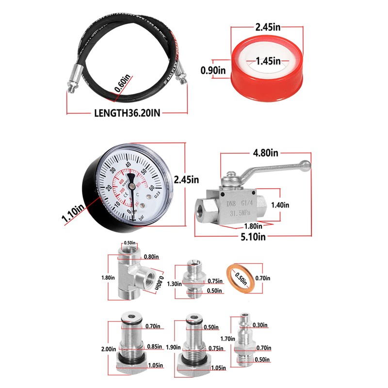 E-cowlboy Fits for Ford 6.0L-7.3LPowerstroke Diesel High Pressure Oil System
