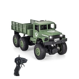 OBEST Military Truck 2.4Ghz Off-Road Remote Control Car RC 4WD Truck for ATVs, Children's Day Ideal Gift for Boys