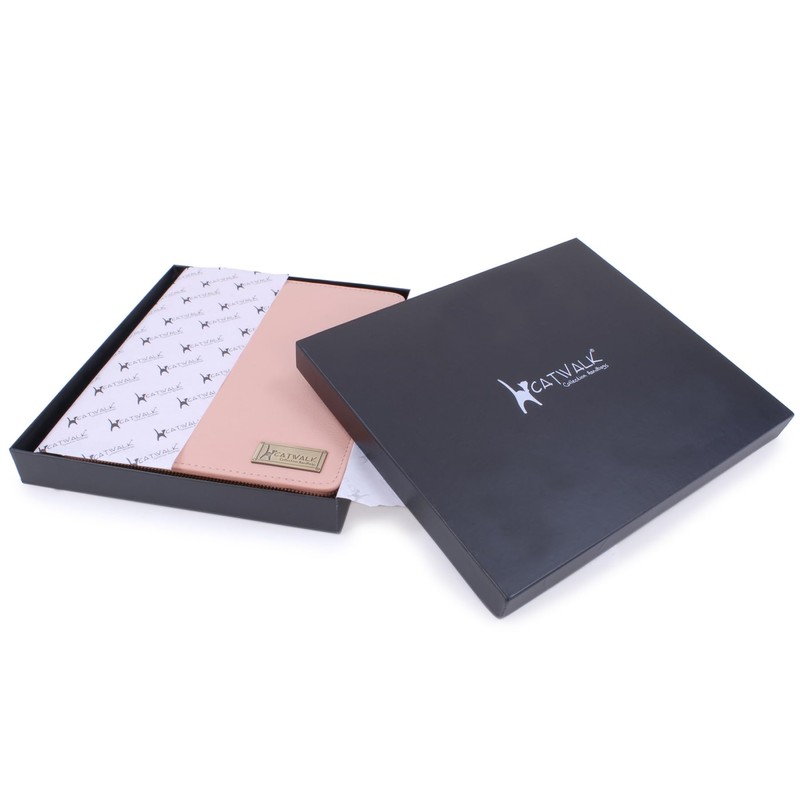 Catwalk Collection Handbags - Women's Leather A5 Conference Folder -