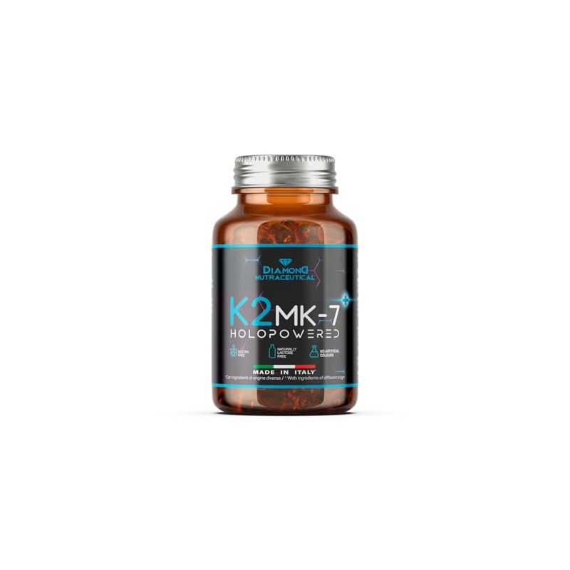 K2MK-7+ HoloPowered - Vitamina K2 Potenziata per il Benessere delle