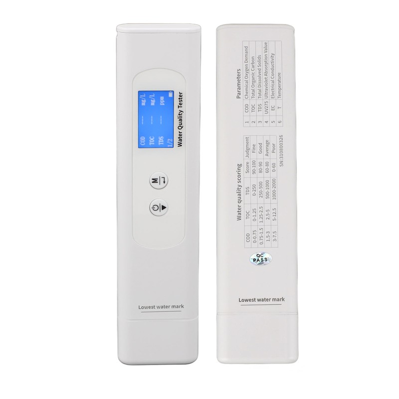 6 in 1 Portable Water Quality Detector Water Quality Testing