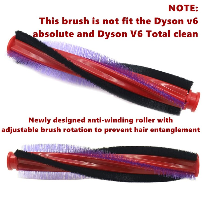 225mm Length Brush Bar Rolling Brush Replacement,Brush Bar and Washable