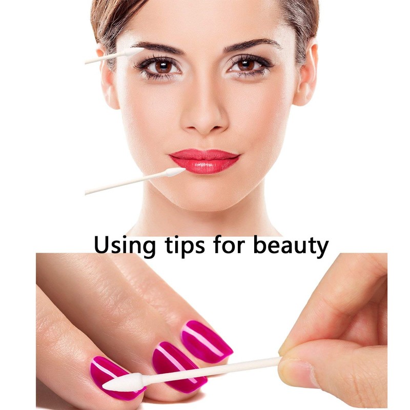 800 Pieces Cotton Swabs, Double Tipped Precision Tips Cotton Buds