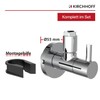 Kirchhoff 98166110-2 Design Universal Angle Valve Set of 2 with