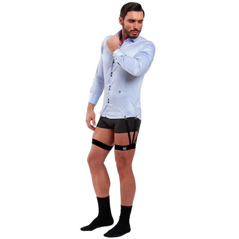 Improved S-Holder 2.0, Premium Shirt Stays with Improved Clasps; Shirt