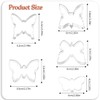 AORVYUI 5 Cookie Moulds Cute Butterfly Shape