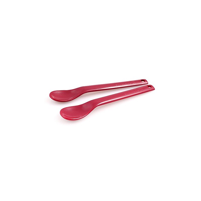 Maroon Spoons, Large, Pack of 10