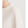 NAADAM Reversible Cashmere Crewneck Sweater, White,S