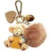 AGGZOM Duffy Gelatoni Linabell Keychain Keychain Fluffy Key Ring Purse