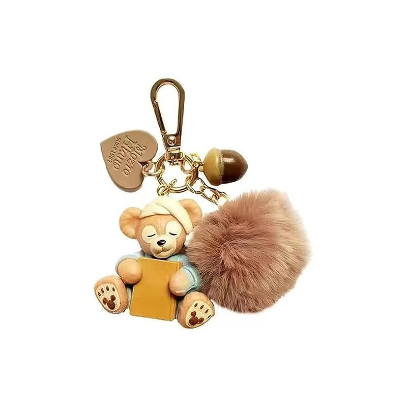AGGZOM Duffy Gelatoni Linabell Keychain Keychain Fluffy Key Ring Purse