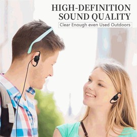 CABLEPELADO Headphones with PTT Microphone for Transmitter Walkie Yaesu Vertex Headset for Walkie Talkie Bi-directional Radios, 3.5mm Jack 4 Pin 1m