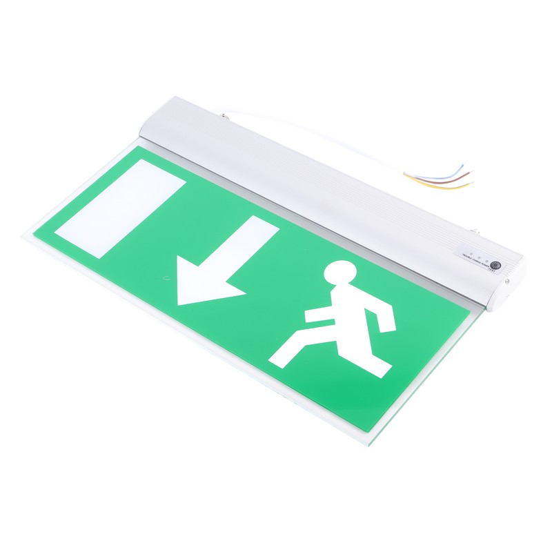 Acrylic LED Emergency Exit Lighting Sign Safety Evacuation Indicator Light