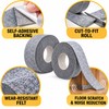 2-Pack Self-Adhesive Felt Furniture Strips for Floor Protection – 1.18