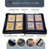 KUOOKING Toploader Binder, Holds 112+ Toploaders, 4 Pocket Top Loader