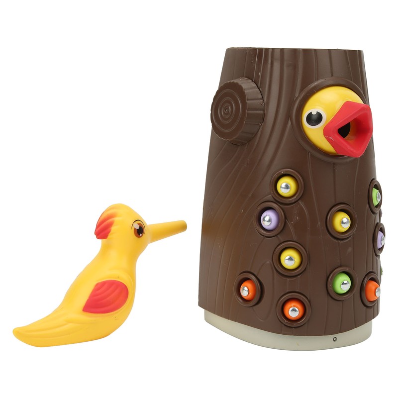 Magnetic Woodpecker Game Improve Coordination Keep Focusing Educational Woodpecker Toy