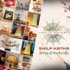 SHILP KATHA - Camino de mesa de zacate de río,