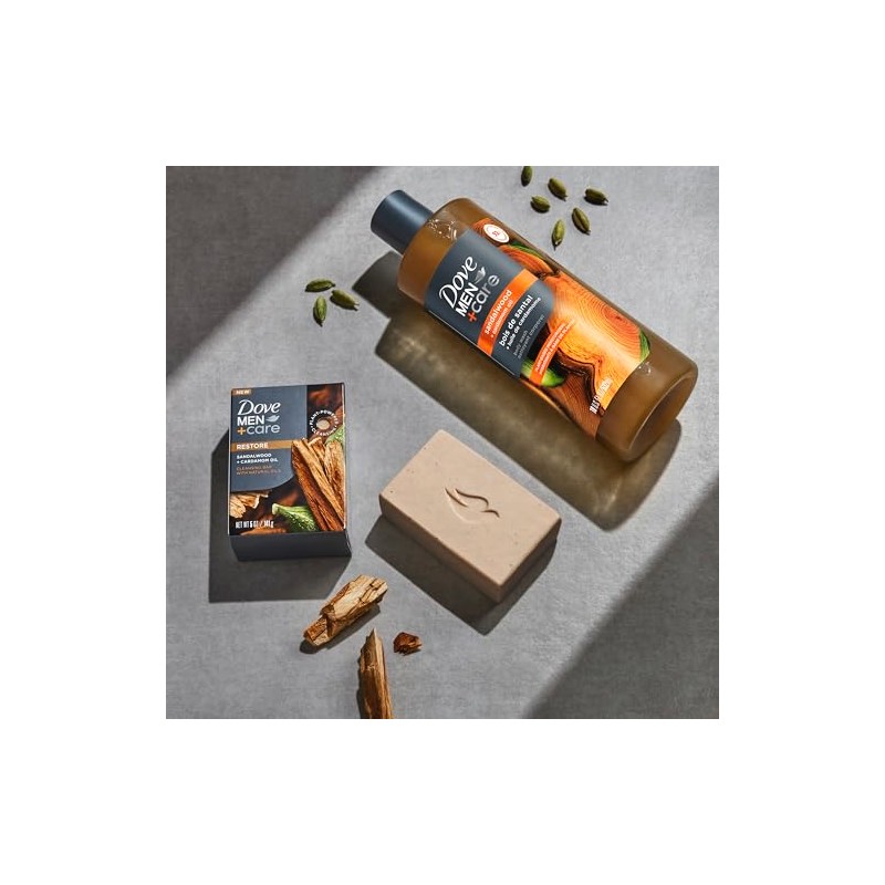 Gel de Ducha Dove Men+Care Sándalo y Cardamomo, 768.91 ml