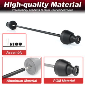 Xitomer Rear Axle Sliders with Swing Arm Stand Bobbins Fit for MT-09 / SP 2021-2024 Tracer 9 / GT Frame Sliders Fit for Tracer 9 GT+ 2023-2024/ XSR900 2022-2024 Motorcycle Crash Protection