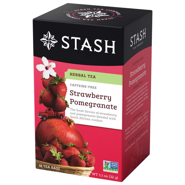 Strawberry Pomegranate Red Tea 18 Count (Pack of 3)
