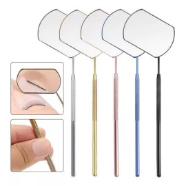 PALMERA MX Espejos Grandes Para Extensiones De Pestañas O Dental 5 Pzs