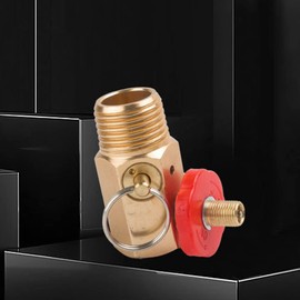 Daiilg Air Tank Repair Kit W/Valve, Pressure Gauge and 4 Feet Air Tank Hose Assembly Accessory Parts Kit for Portable Carry Tank