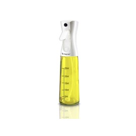 BEPER C102SPE002 300ml Cooking Oil Sprayer with Glass Body for Hot Air Fryer, Plastic Cap, White