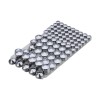 TCMT 83 pcs Chrome Bolt Topper Caps Cover Fit For