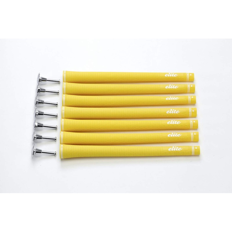 elitegrips S40 Golf Grips, Set of 7, Acid Yellow with