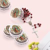 YRP 24 Pcs Lady Guadalupe Scented Rosary Beads Necklace with