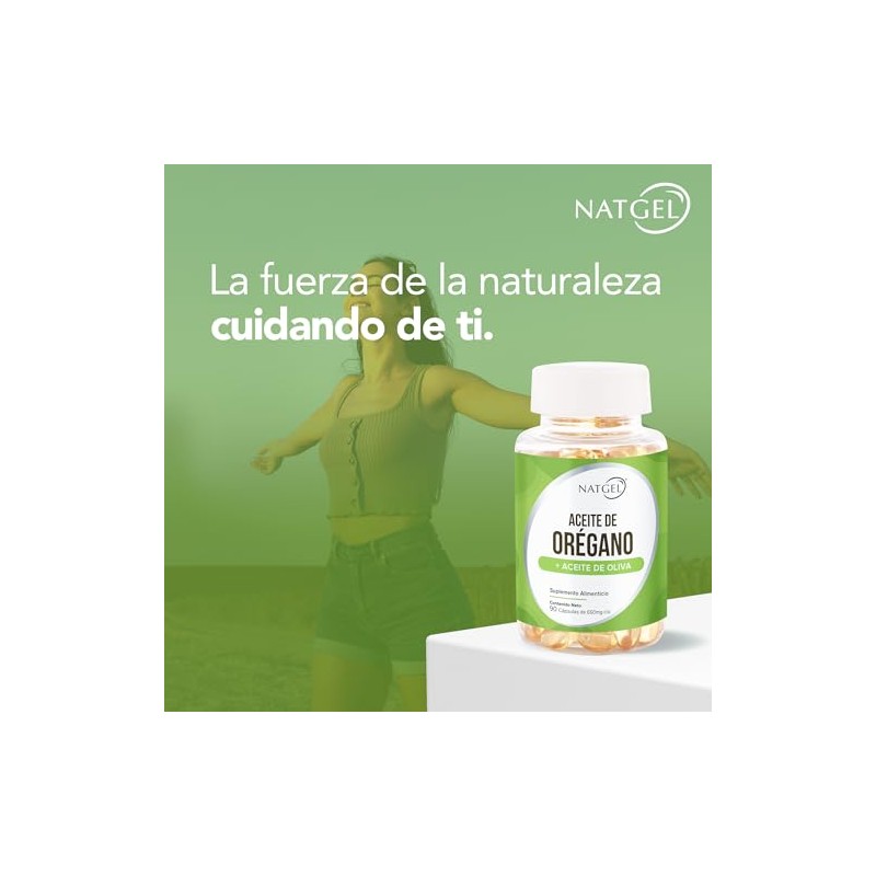 OREGANO OIL | Natgel Aceite de Orégano con Vitamina E